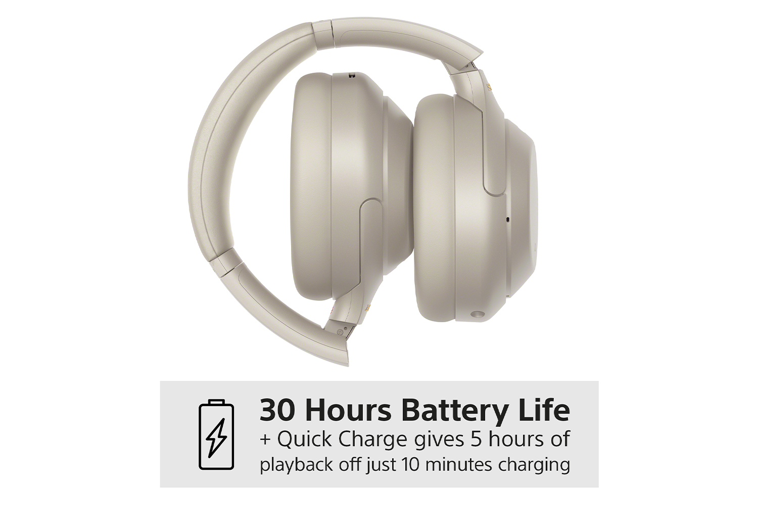 Sony headphones battery online level