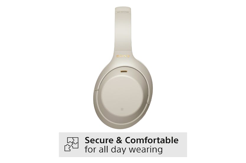 Sony WH-1000XM4 Wireless Industry Leading Noise Cancelling Over-Ear  Headphones with Mic for Hands Free Calling and Alexa, Silver WH-1000XM4/S  Bundle