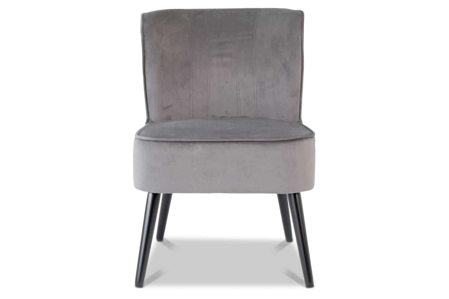 gale  velvet bedroom chair  grey