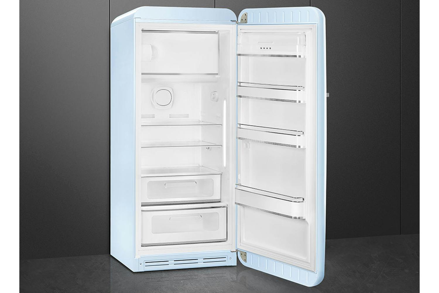 Smeg 50's Style Freestanding Fridge Freezer | FAB28RPB5UK | Pastel Blue