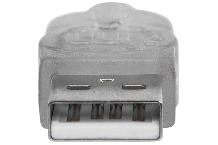 Manhattan Hi-Speed USB Extension Cable | Translucent Silver