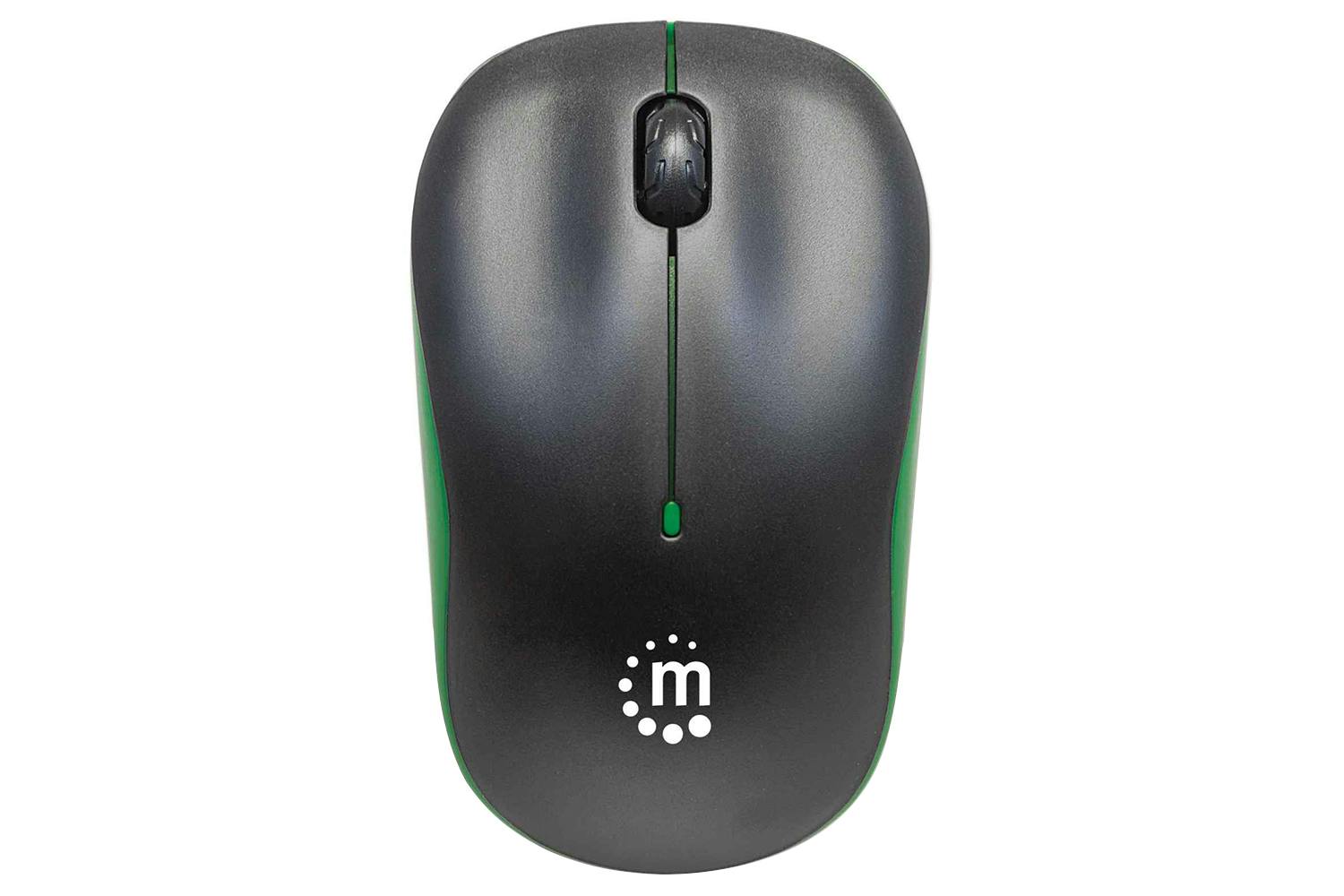 Manhattan Wireless Optical Mouse | Green/Black