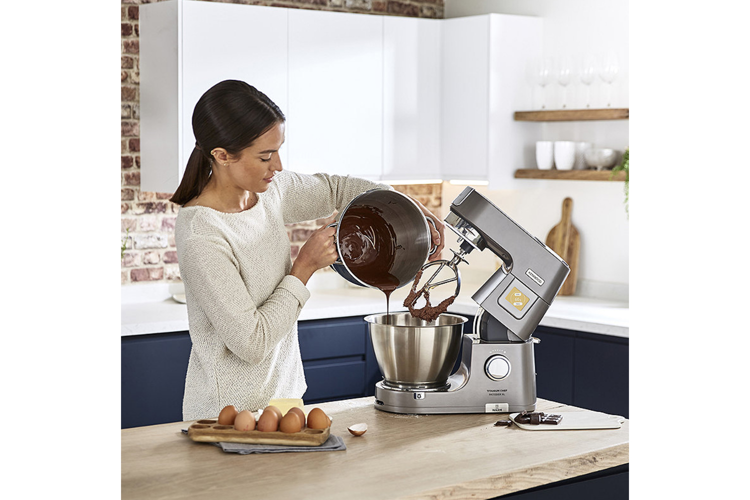 Kenwood Titanium Chef Patissier XL Mixer | KWL900.004SI | Silver