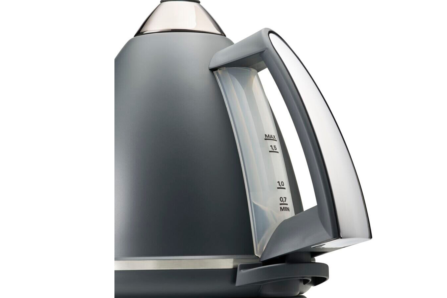 DeLonghi 1.7L Argento Silva Kettle KBX3016.GY Tactile Grey