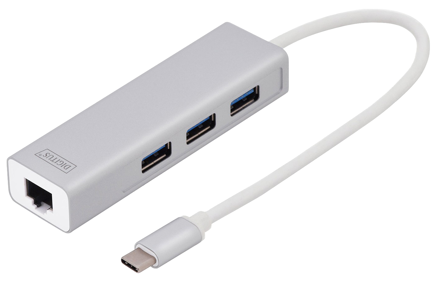 Digitus USB Type-C 3-Port Hub + Gigabit Ethernet