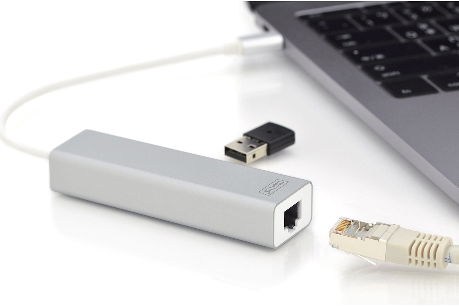 Digitus USB Type-C 3-Port Hub + Gigabit Ethernet
