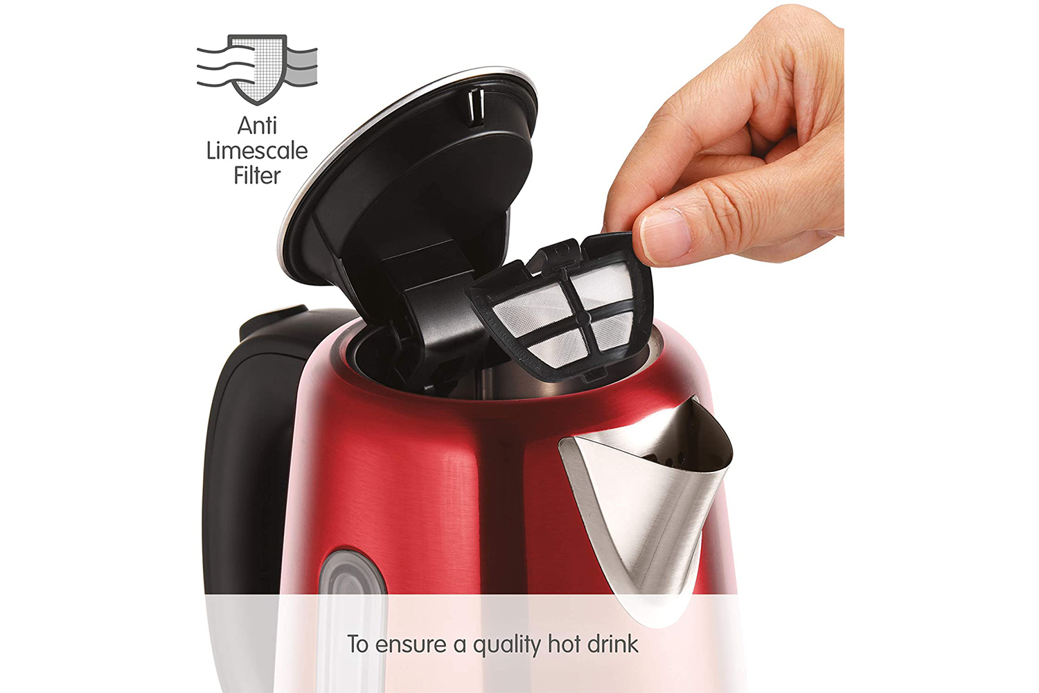 Morphy richards shop accents kettle red