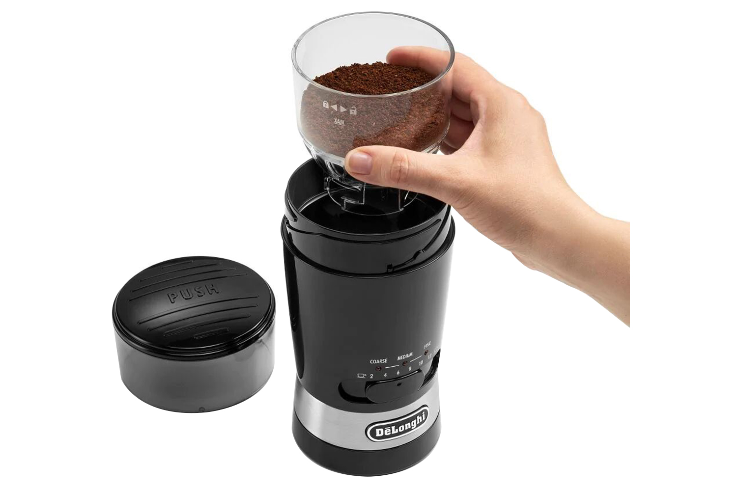 De'Longhi Electric Blade Coffee Grinder | KG210 | Black