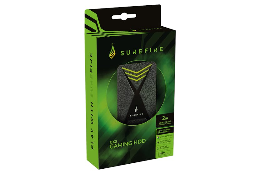 SureFire GX3 Gaming 2.5" Portable Hard Drive | 2TB
