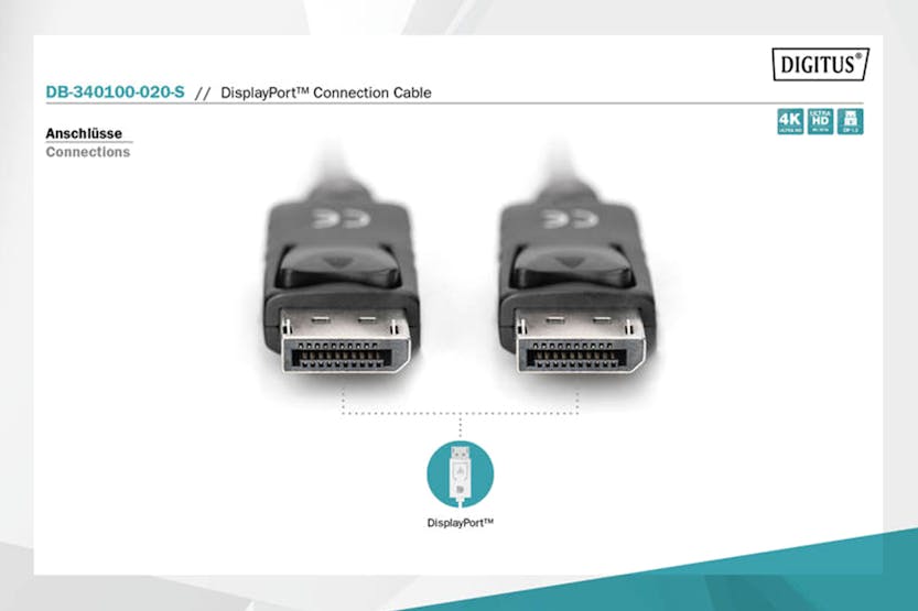 Digitus Premium Display Port Connection Cable | 2m