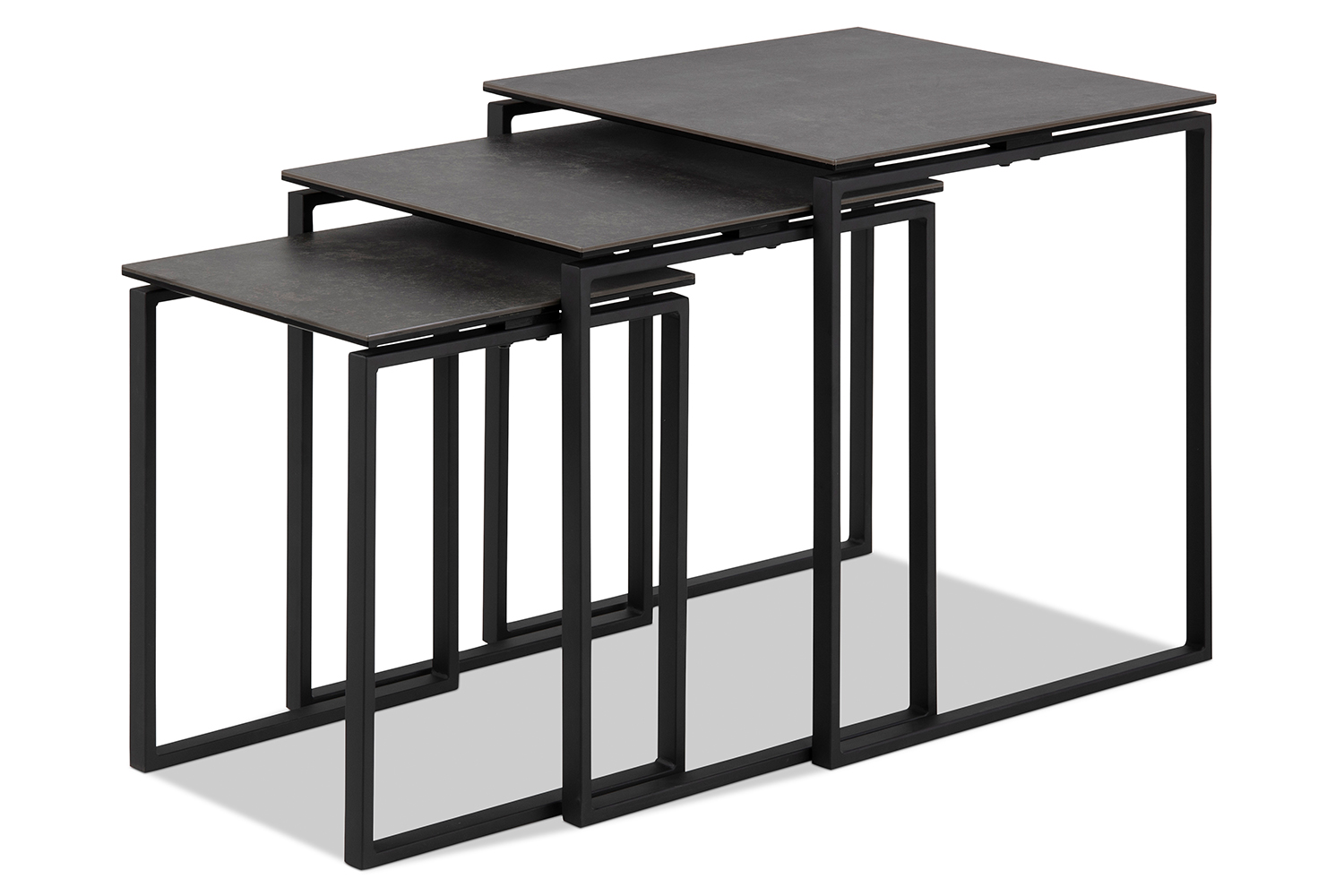 White and black nest deals of tables