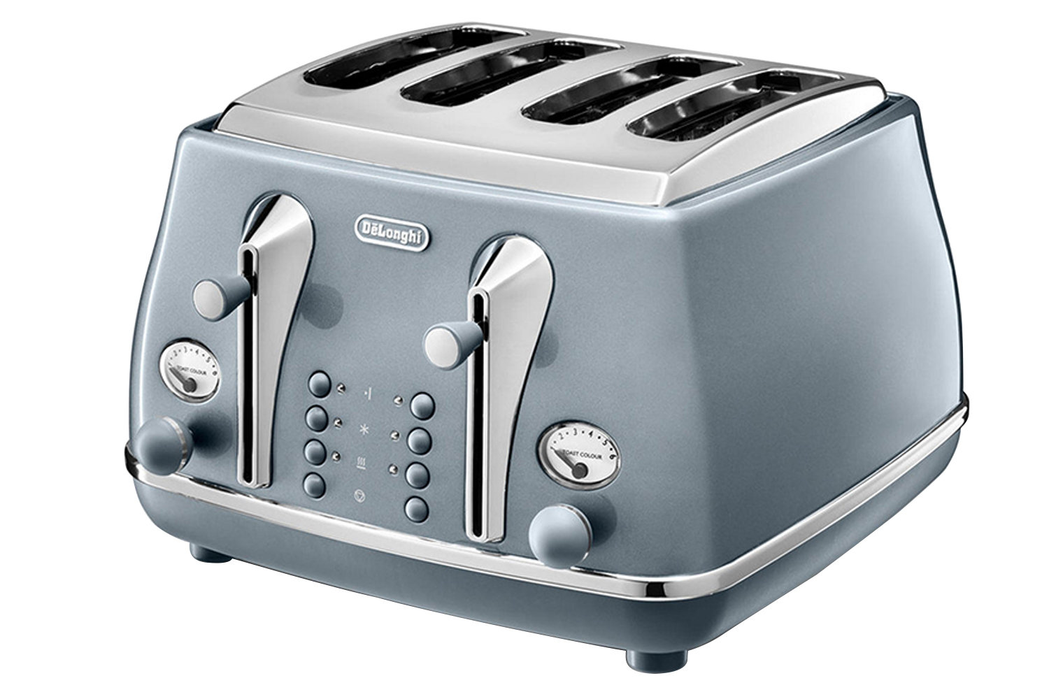 DeLonghi Icona Metallics 4 Slice Toaster CTOT4003.AZ Azure