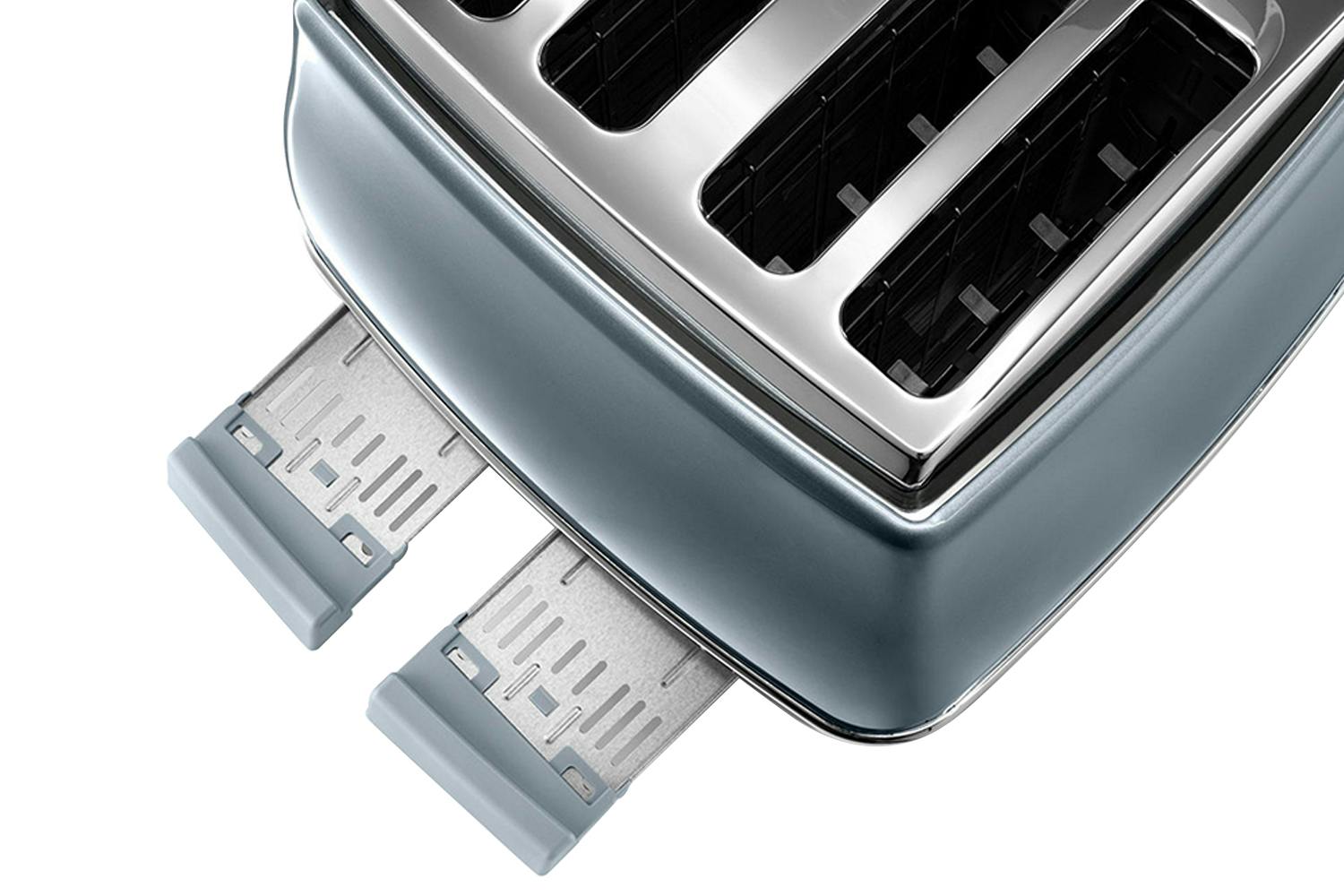 Buy DELONGHI Icona Metallics CTOT4003.AZ 4-Slice Toaster - Blue