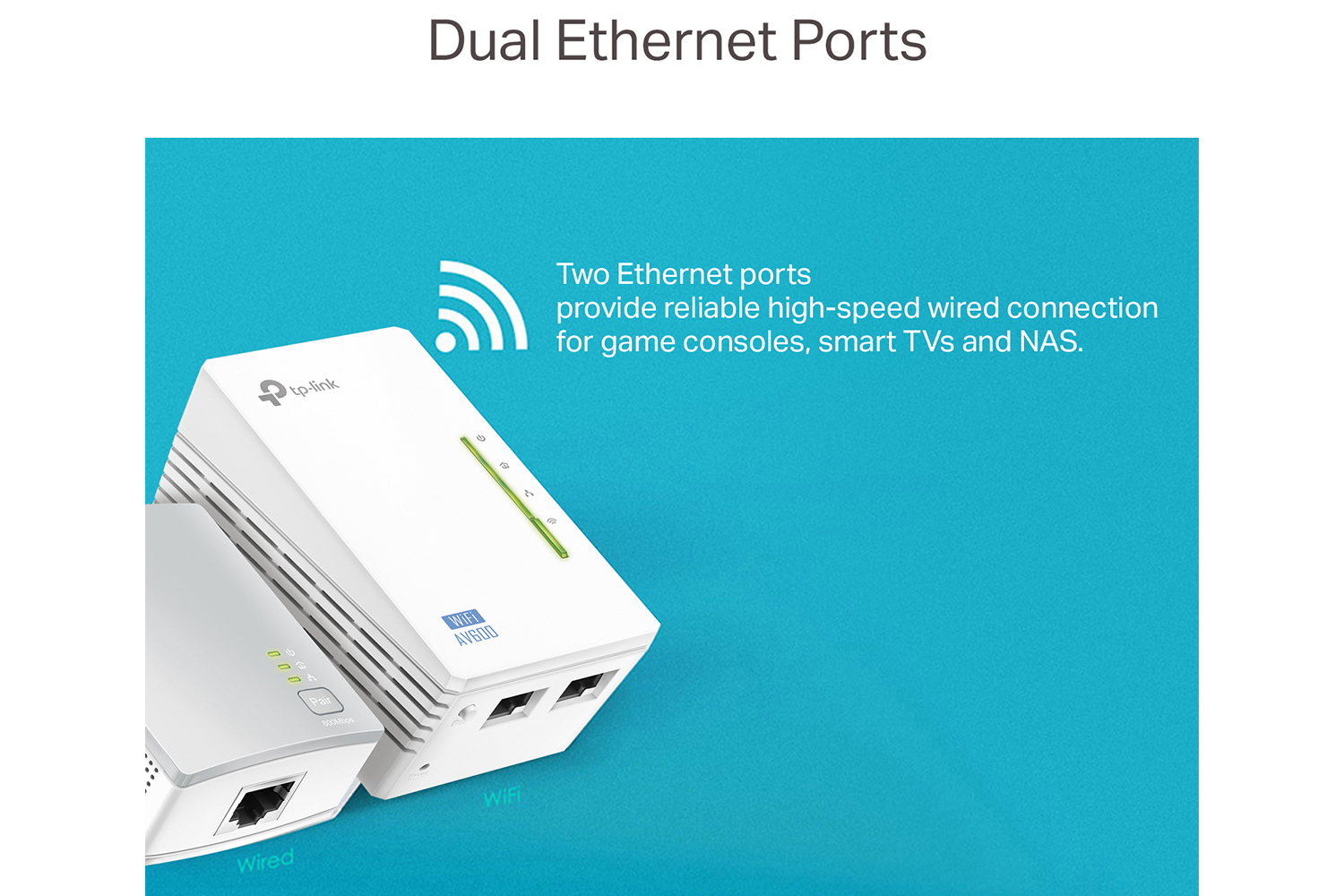 TP Link AV600 Powerline Wi Fi Extender Ireland