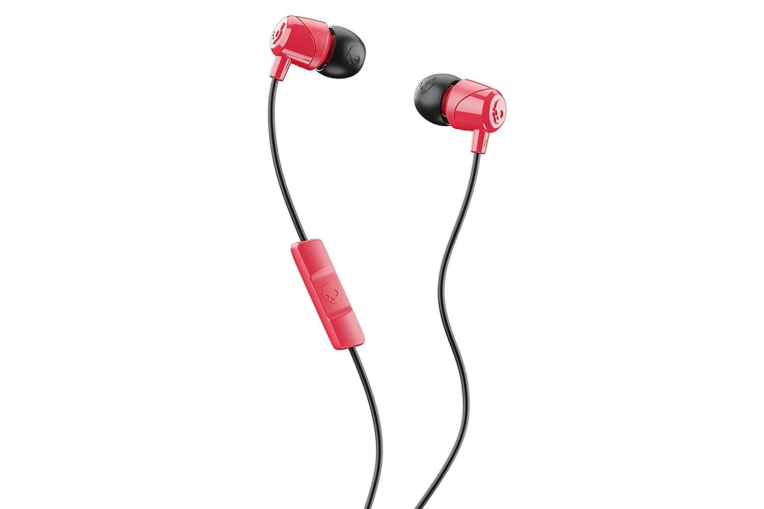 Skullcandy Jib In-Ear Earbuds with Microphone | Red/Black