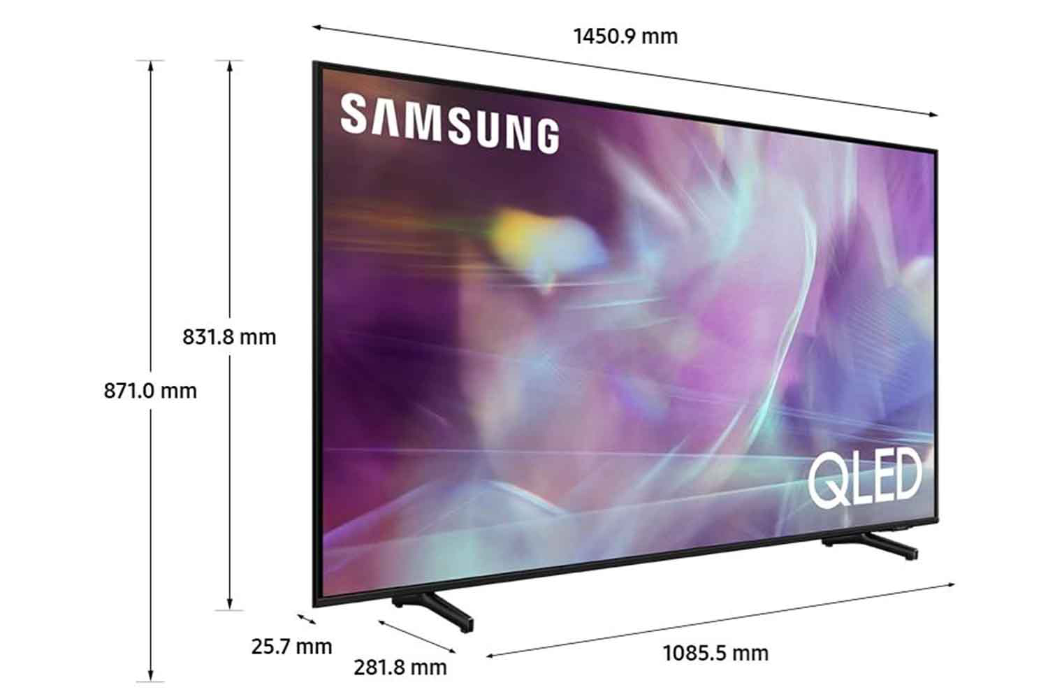 Samsung Q60A 43" 4K Ultra HD HDR QLED Smart TV (2021) | QE43Q60AAUXXU