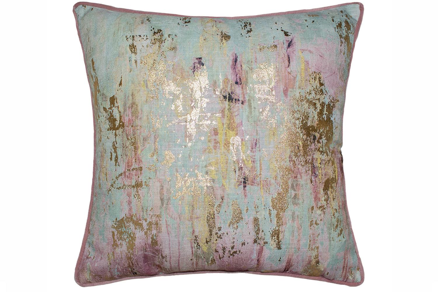 Allegra Cushion | Blush & Sage | 45 x 45 cm