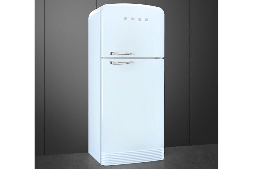 Smeg 50's Style Freestanding Fridge Freezer | FAB50RPB5 | Pastel Blue