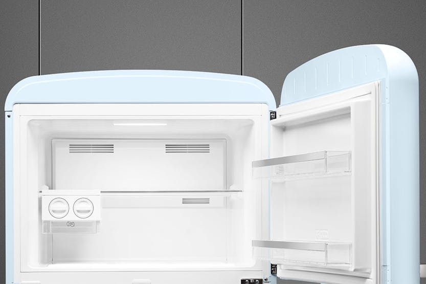 Smeg 50's Style Freestanding Fridge Freezer | FAB50RPB5 | Pastel Blue