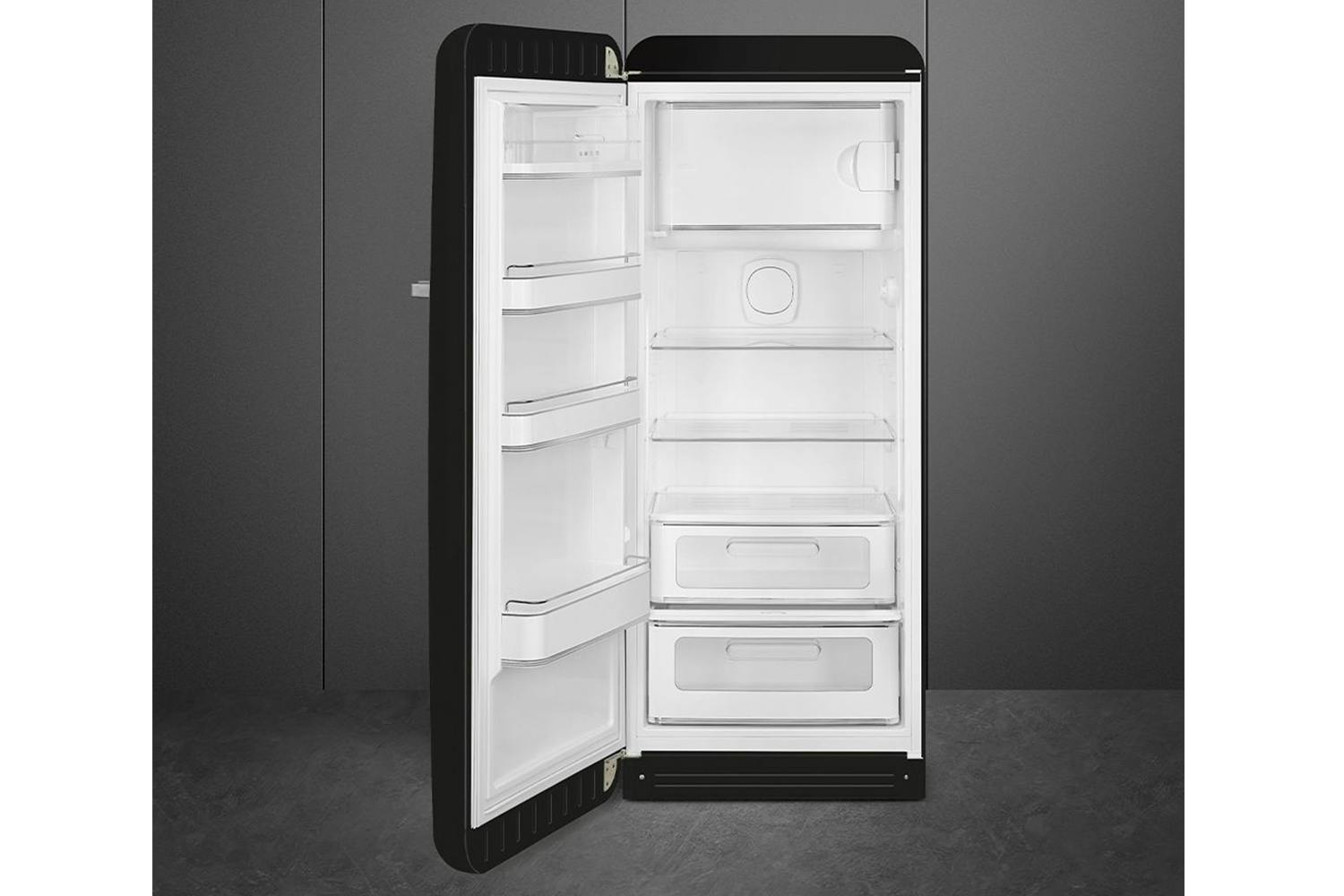 Smeg 50's Style Freestanding Fridge Freezer | FAB28LBL5UK | Black