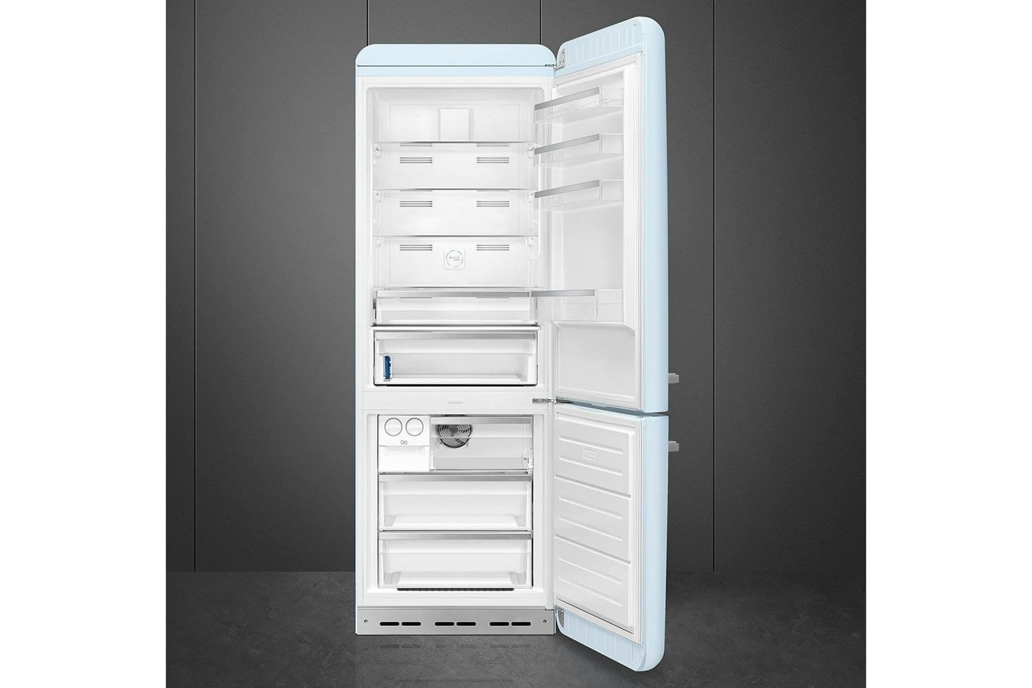 Smeg 50's Style Freestanding Fridge Freezer | FAB38RPB5 | Pastel Blue