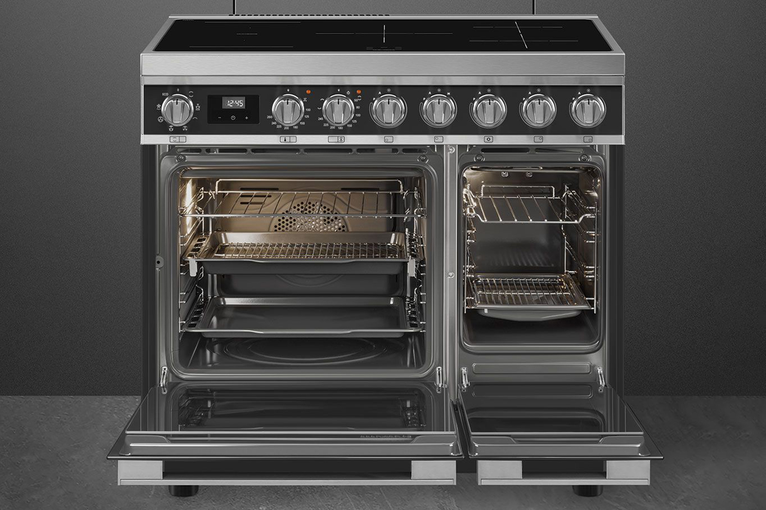 Smeg Portofino 90cm Induction Range Cooker | CPF92IMA | Anthracite