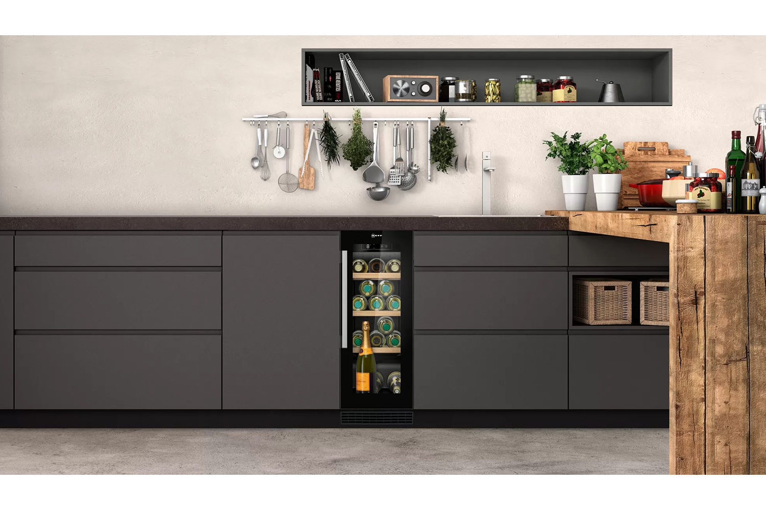 Neff N 70 Built-in 21 Bottles Wine Cooler | KU9202HF0G