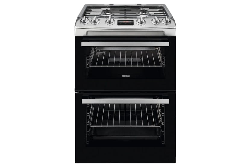 Zanussi 60cm Gas Cooker | ZCG63260XE | Stainless Steel