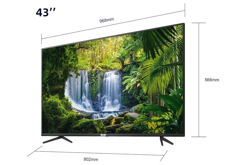 TCL 43" Slim 4K Ultra HD HDR LED Smart TV | 43P615K