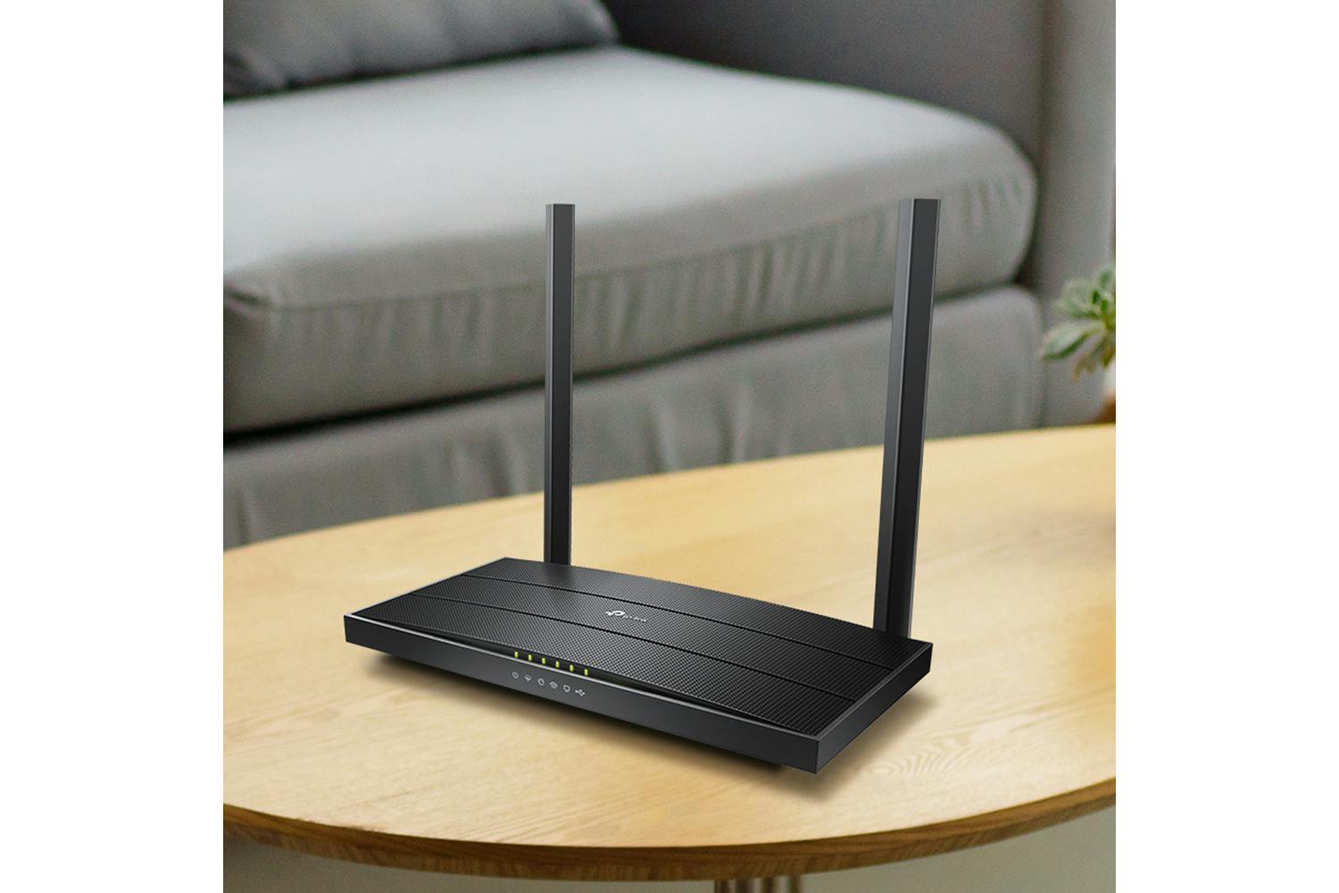 TP-Link AC1200 VDSL/ADSL Wireless Modem Router | Black