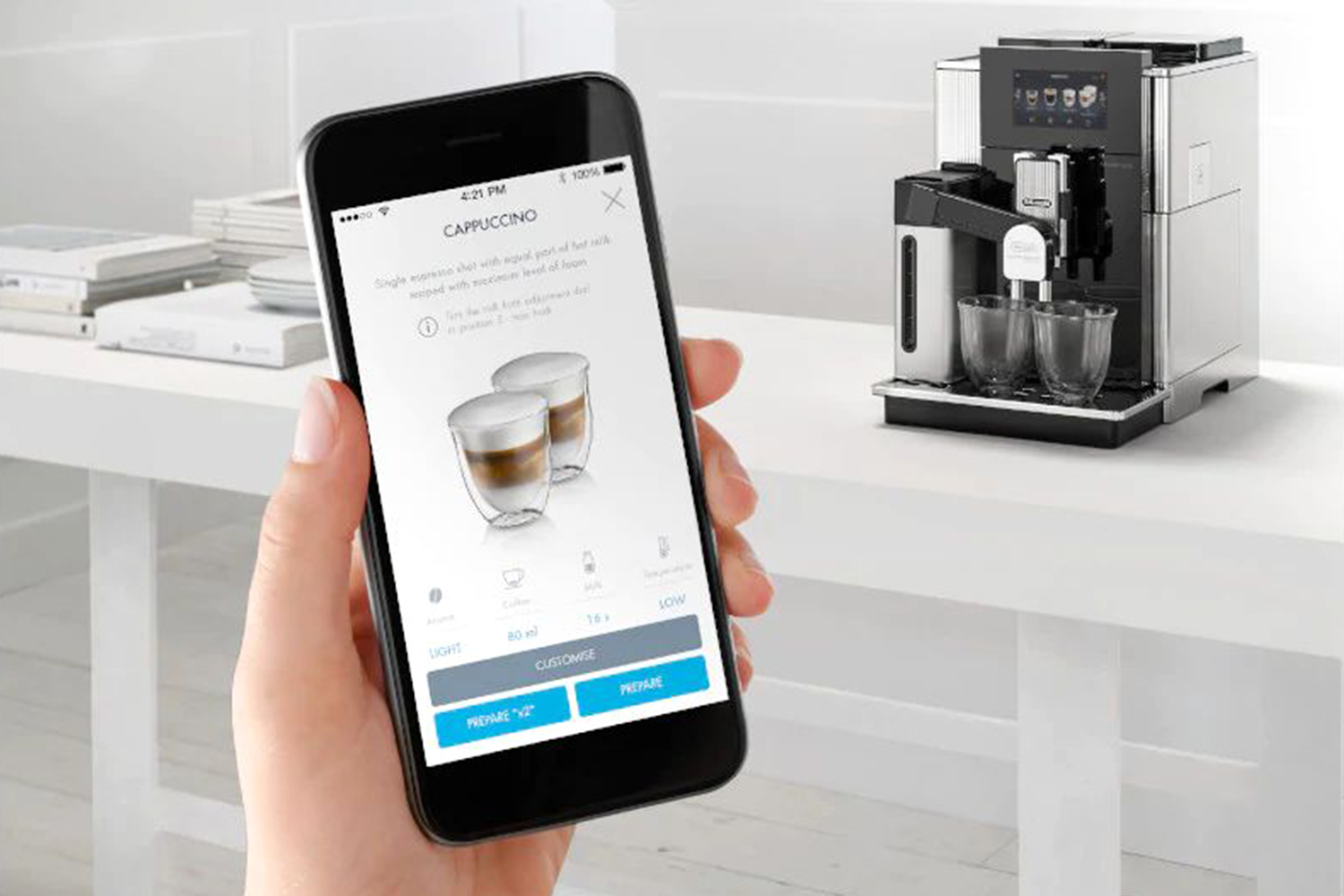 iphone controlled coffee maker