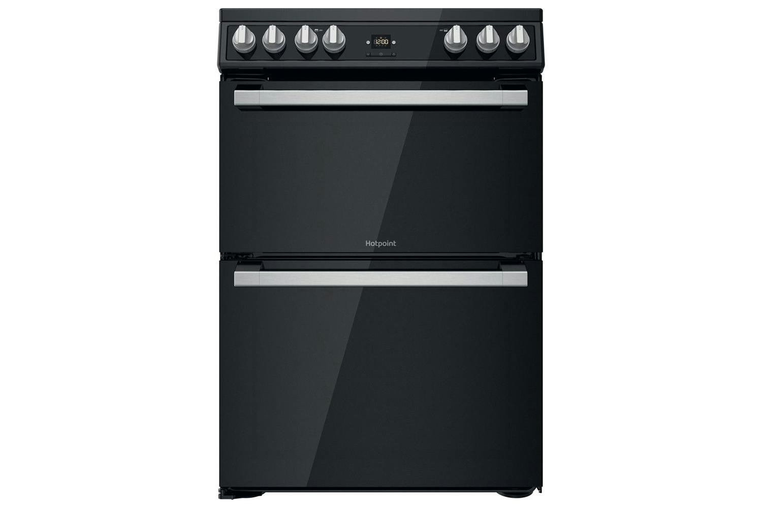Hotpoint 60cm Electric Cooker with Double Oven | HDT67V9H2CBUK