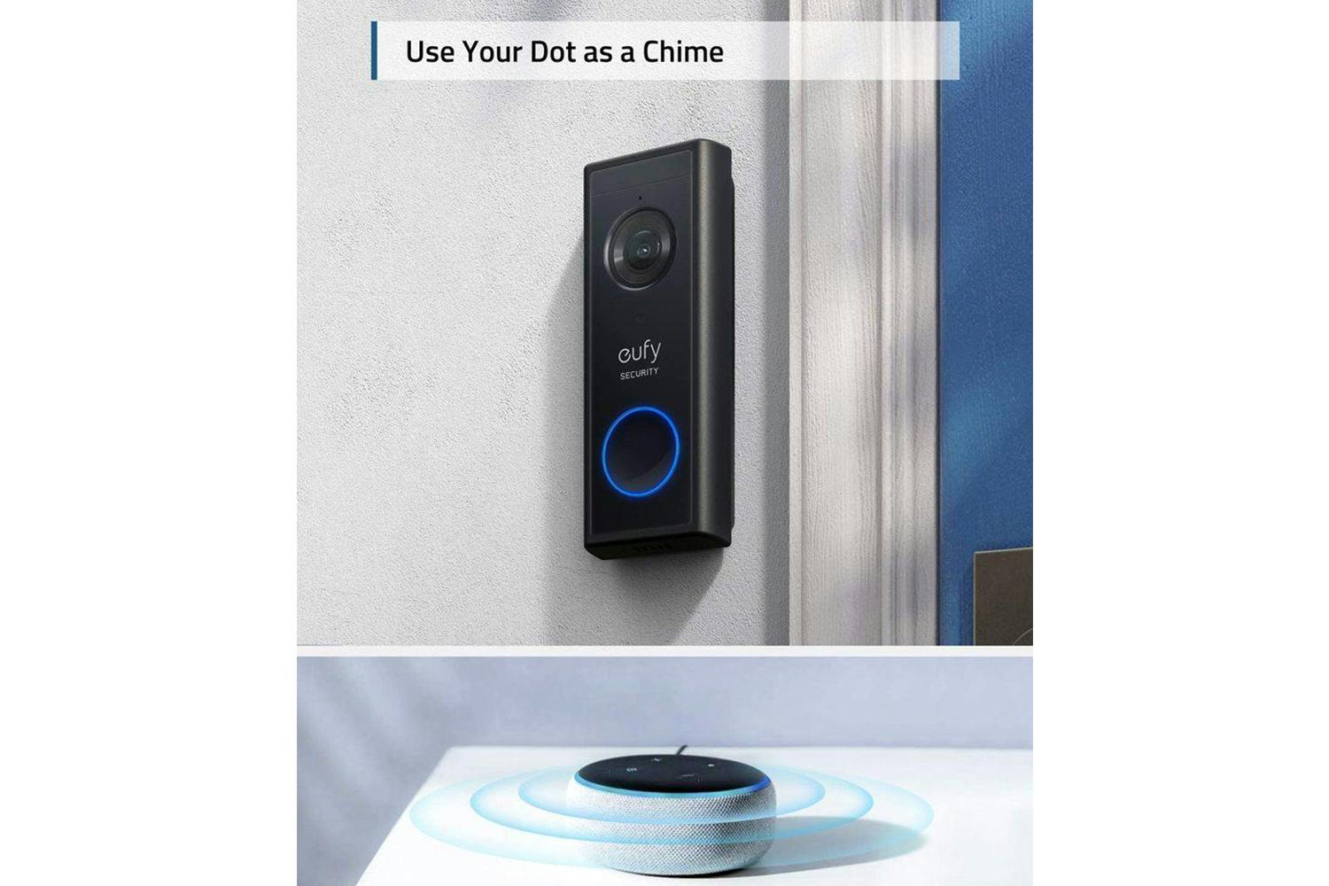 eufy Security Video Doorbell Wireless C210 (S200) Battery Kit with Chime,  Wi-Fi Connectivity, 1080p Resolution, No Monthly Fee, 120-Day Battery, AI  Detection, 2-Way Audio Wire-Free Doorbell Camera : : DIY & Tools