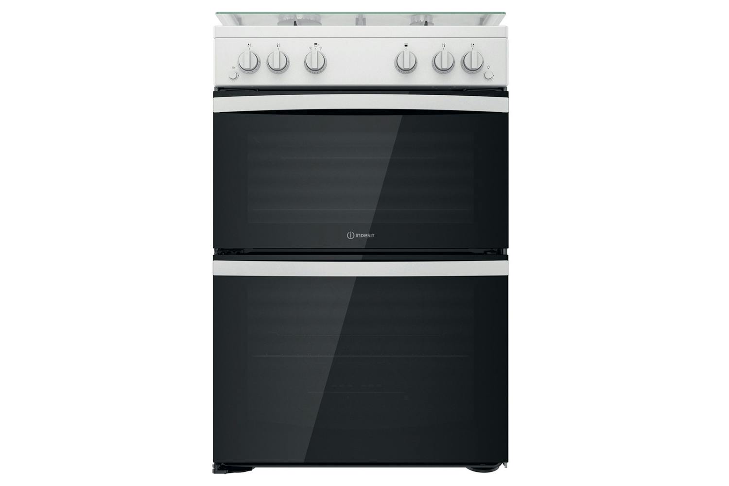 Indesit 60cm Double Oven Gas Cooker | ID67G0MCWUK