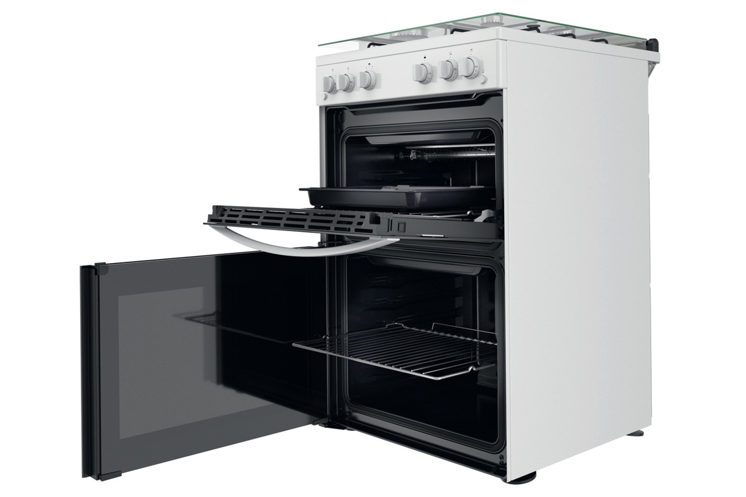 Indesit 60cm Double Oven Gas Cooker ID67G0MCWUK Ireland