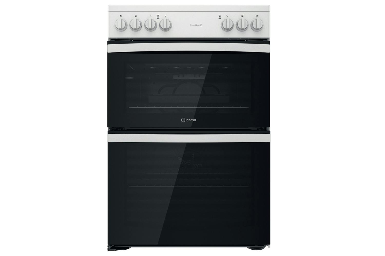 Indesit 60cm Double Oven Electric Cooker | ID67V9KMWUK