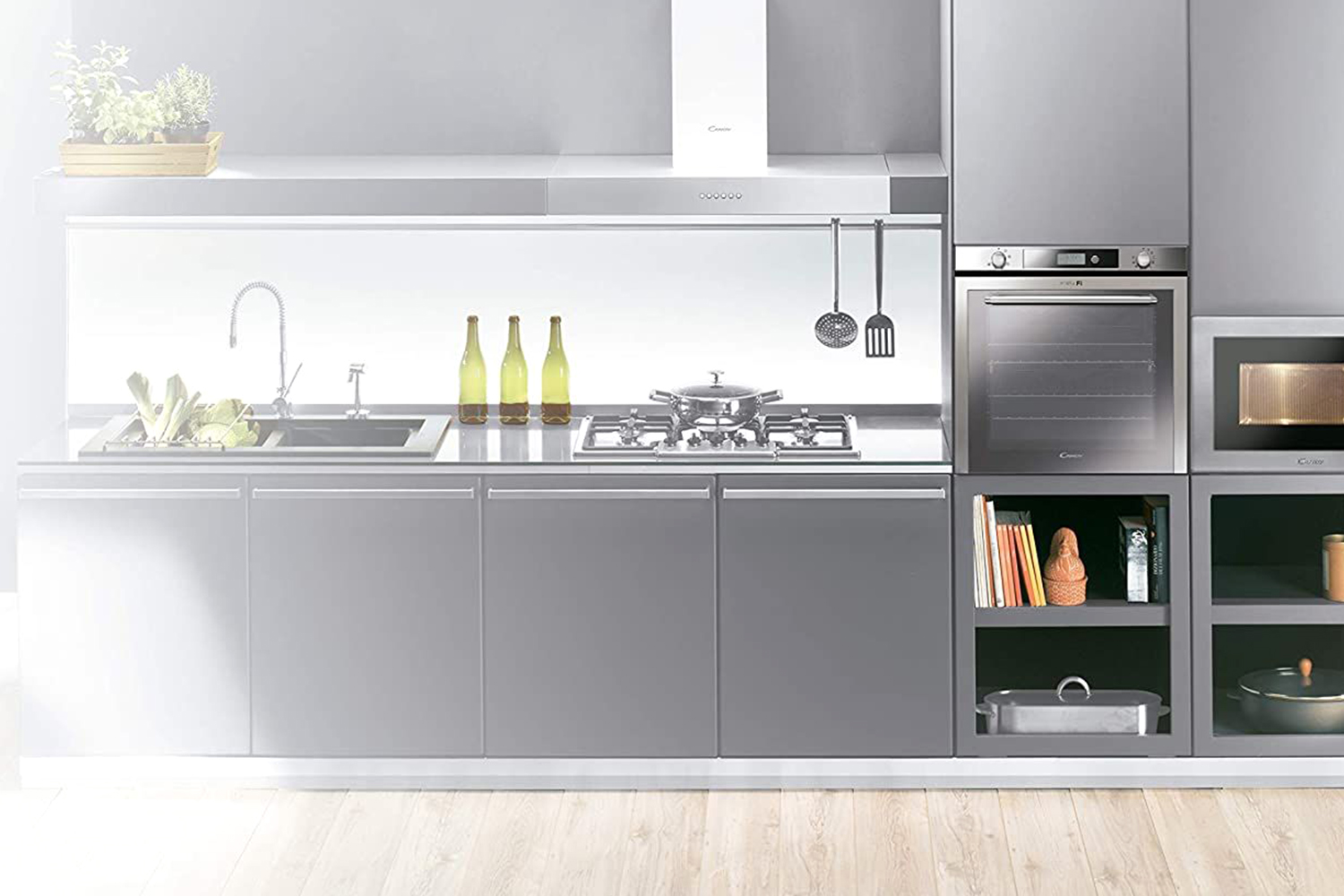 Candy 25L 900W Builtin Microwave MIC25GDFX80 Stainless Steel