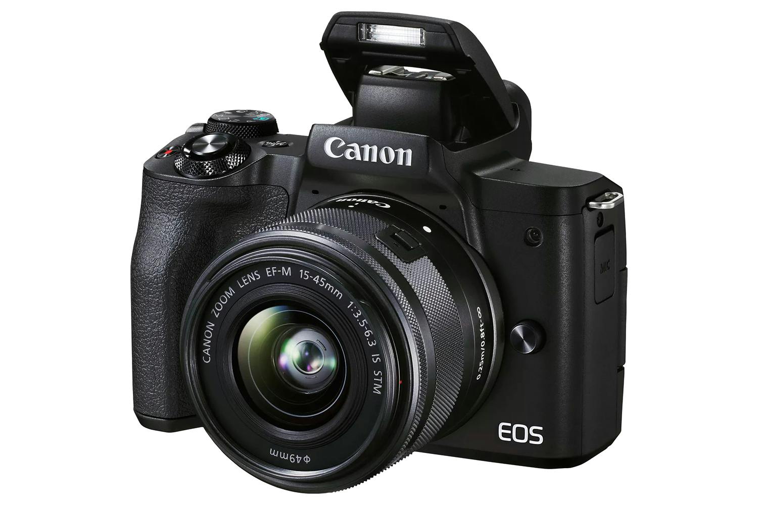Canon EOS M50 Mark II + EF-M 15-45MM Lens Mirrorless Camera | Black