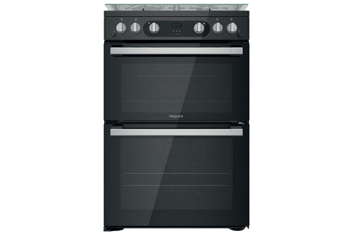 Hotpoint 60cm Gas Cooker with Double Oven | HDM67G0C2CBUK
