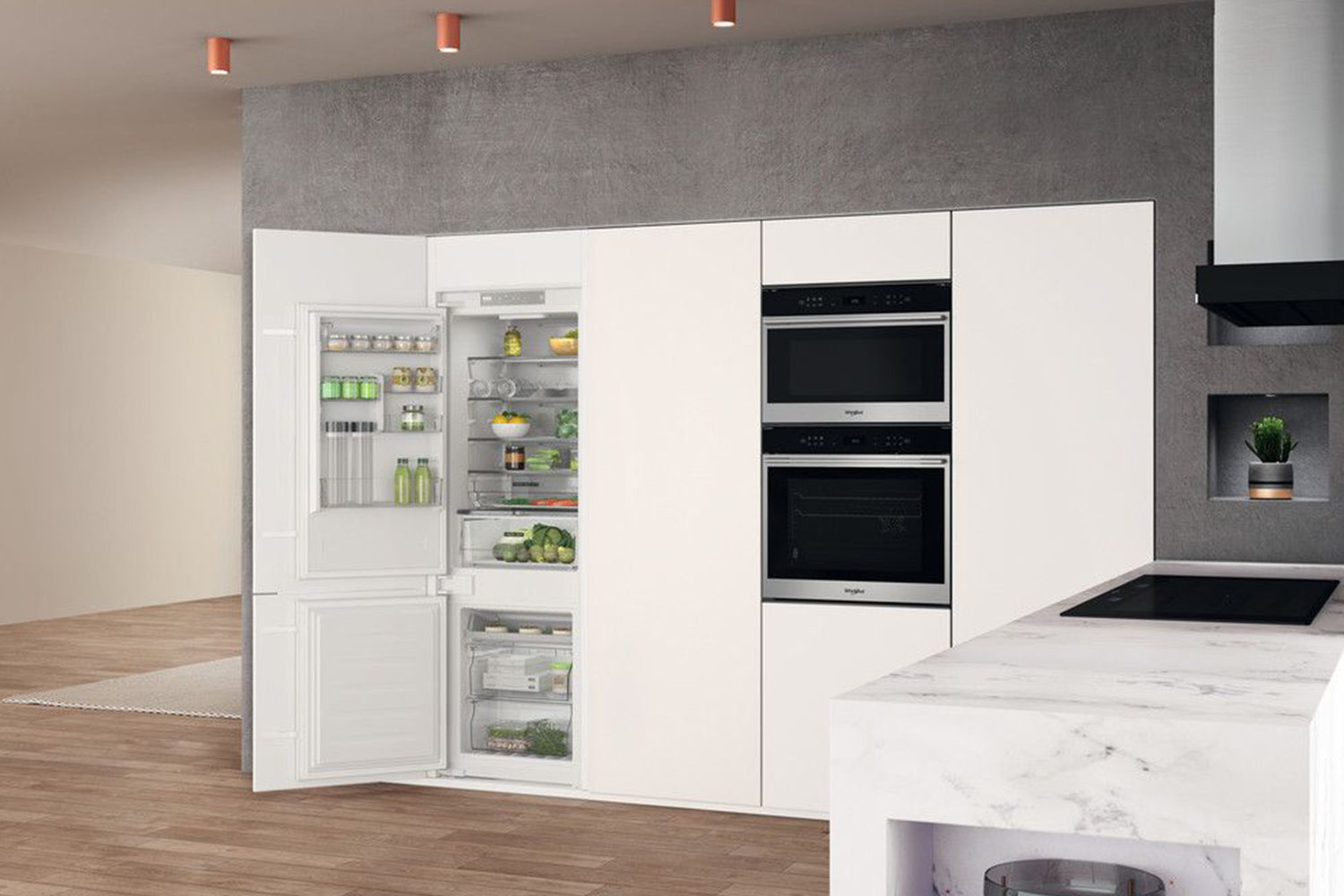 Whirlpool Built-in Fridge Freezer | WHC18T332PUK