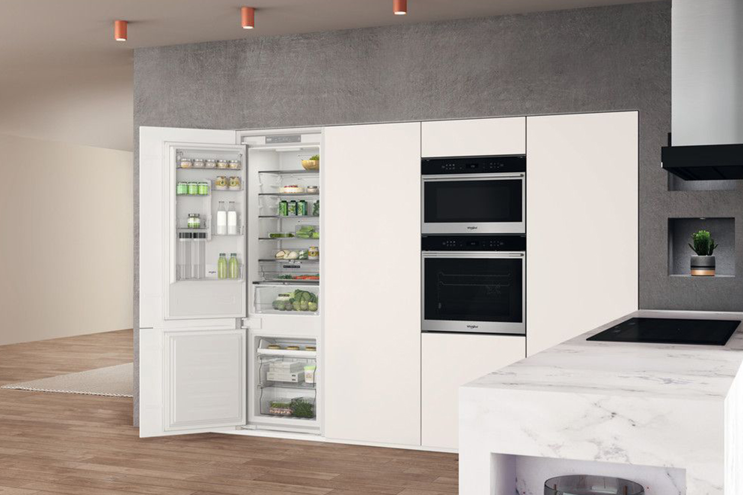 Whirlpool Built-in Fridge Freezer | WHC20T321UK
