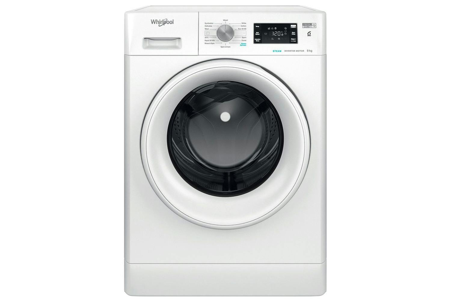 Whirlpool 8kg Freestanding Washing Machine | FFB8458WVUKN