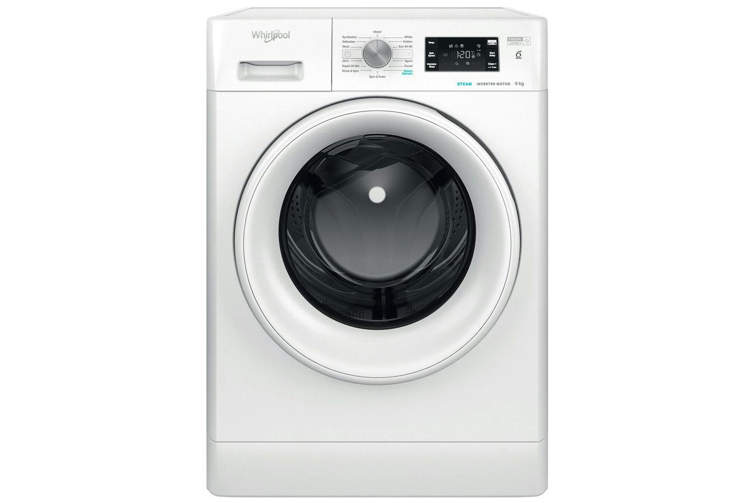 Whirlpool 9kg Freestanding Washing Machine | FFB9458WVUKN