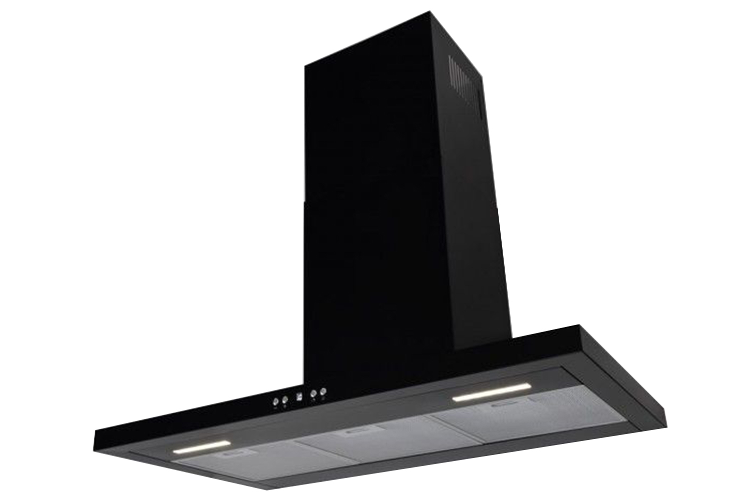 Luxair 80cm Slimline Flat Cooker Hood | LA80MODABLK