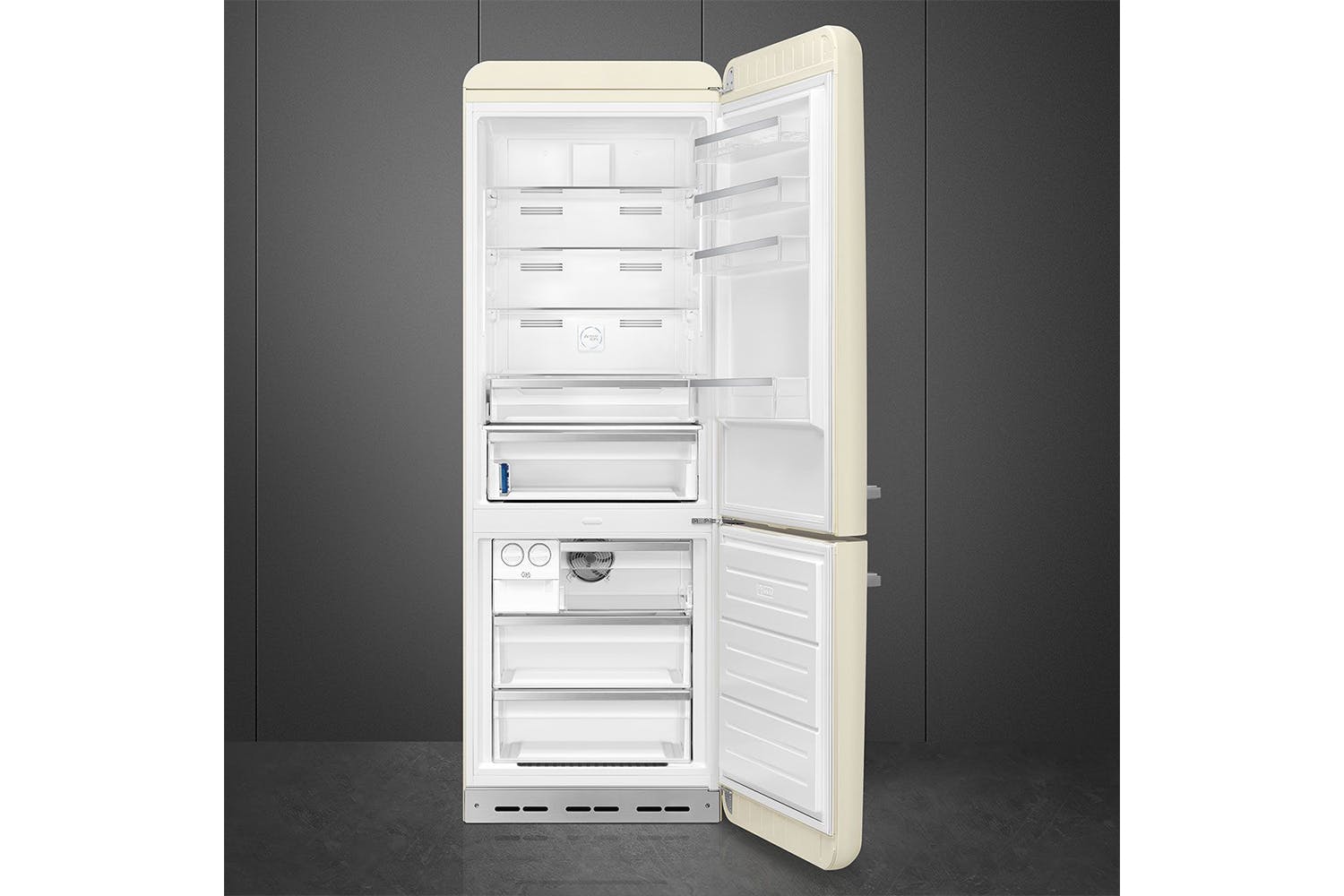 Smeg 50's Style Freestanding Fridge Freezer | FAB38RCR5 | Cream