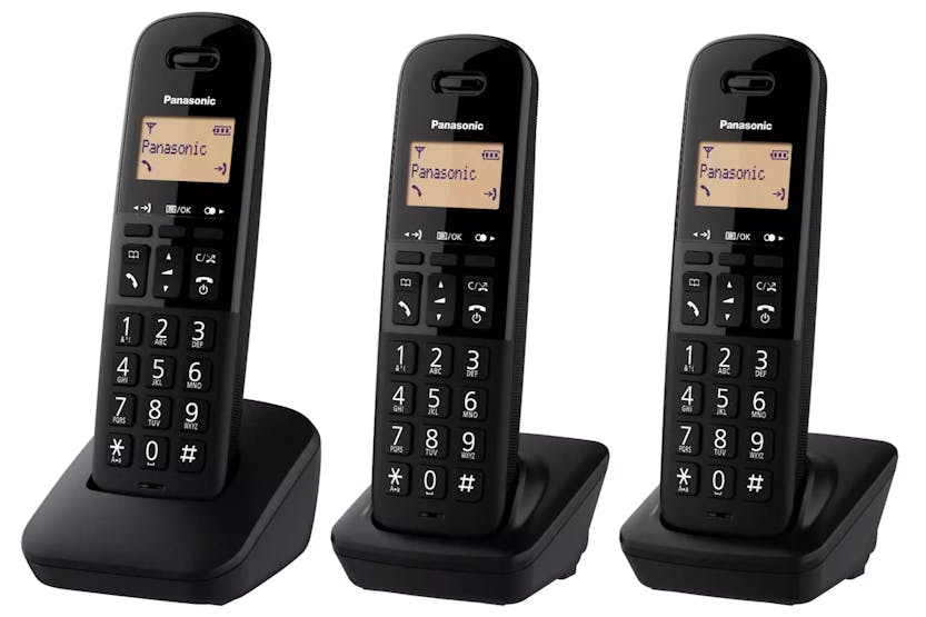 Panasonic KX-TGB613EB Cordless Phone | Trio Pack