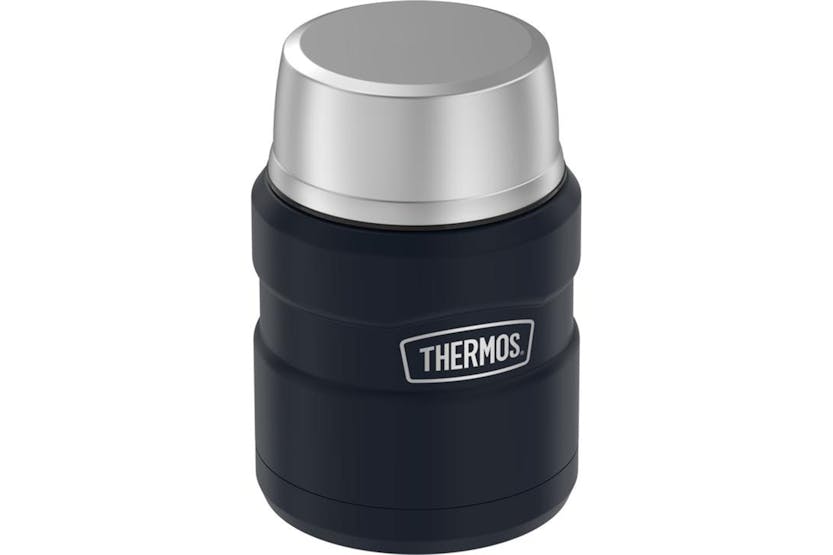 Thermos 470ml Stainless King Food Flask with Spoon | Midnight Blue