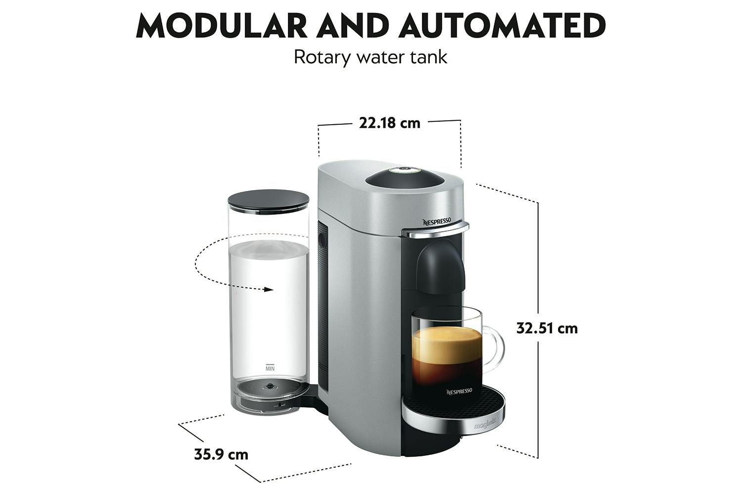 Magimix Vertuo Plus Machine à Nespresso 11399 - Noir