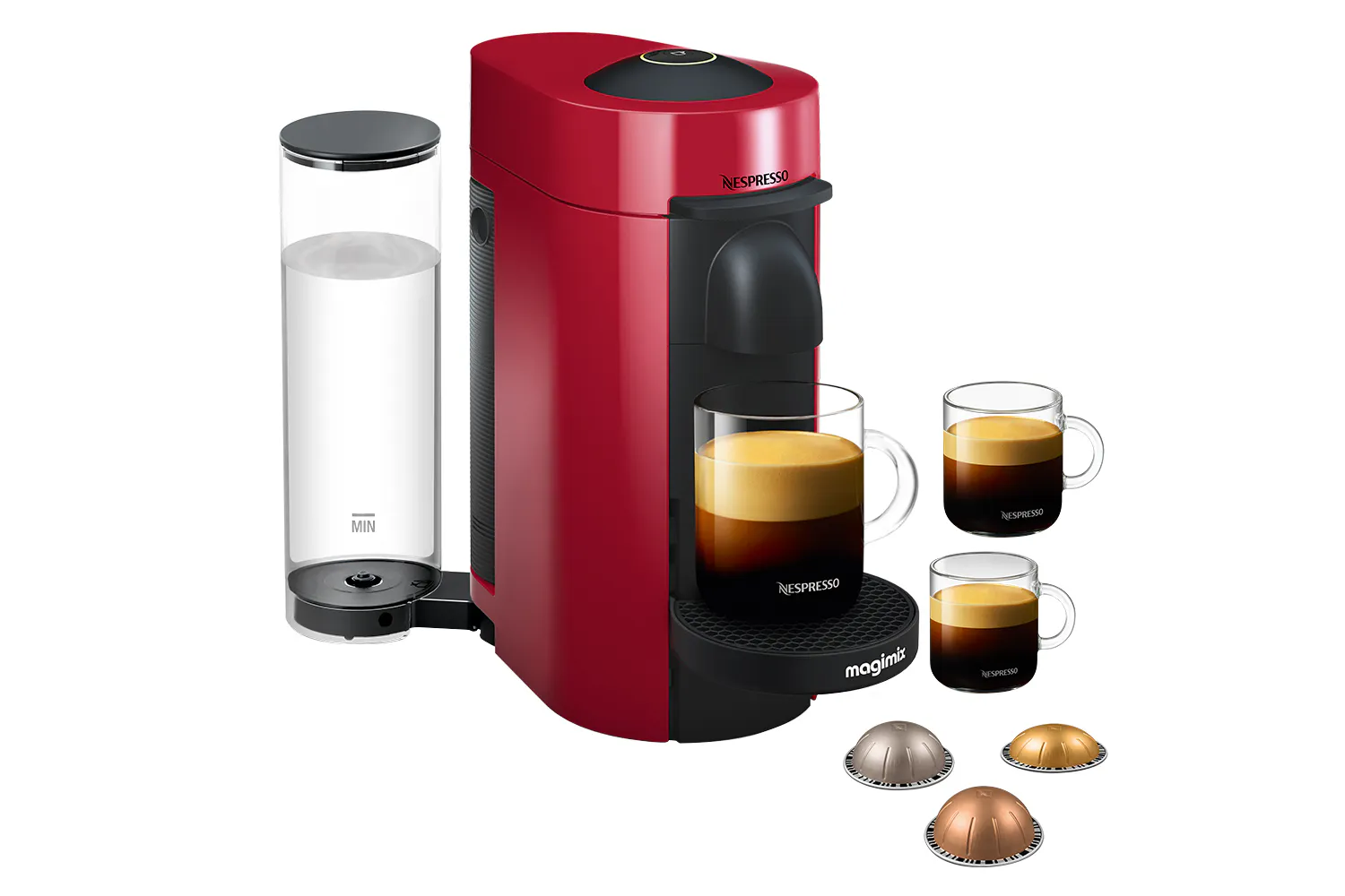 Magimix Nespresso Vertuo 11389 Vertuo Plus red Magimix Nespresso Vertuo 11389 Vertuo Plus red