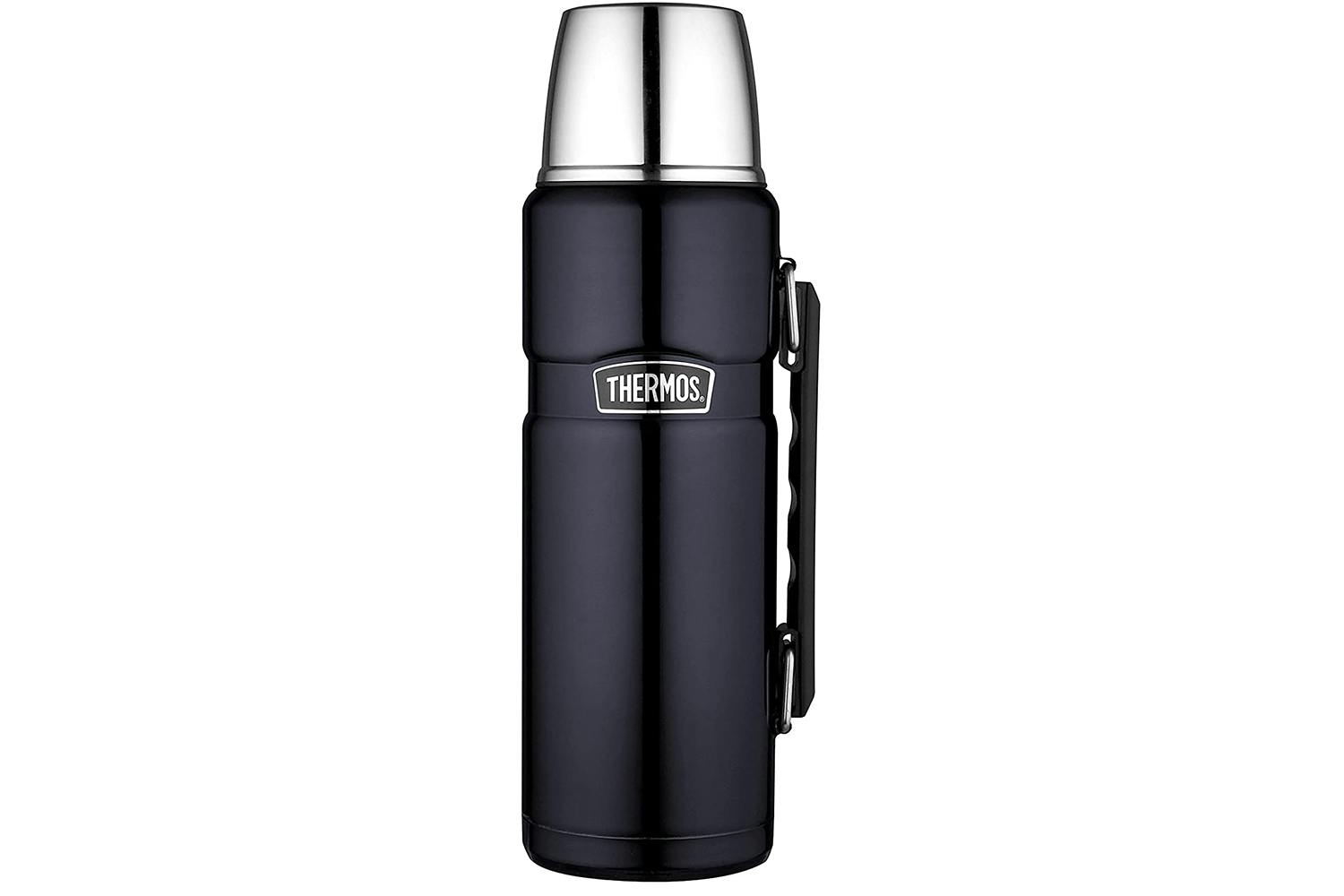 Thermos 1.2L Stainless King Flask with Handle | Midnight Blue